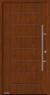 Входные двери Hormann Thermo 65 мотив 015 с декором в Приморско-Ахтарске