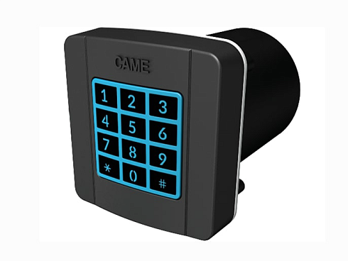 Купить встраиваемую кодонаборную клавиатуру CAME SELT2NDG, 12 кнопок, с синей подсветкой и автоматику came