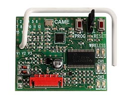 Купить страиваемую плату радиоканала RIOCN8WS для беспроводных устройств CAME системы RIO v2.0, автоматику и привода came для ворот