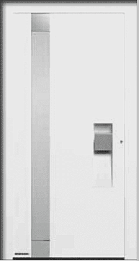 Двери входные алюминиевые ThermoCarbon Hormann - Мотив 306 в Приморско-Ахтарске